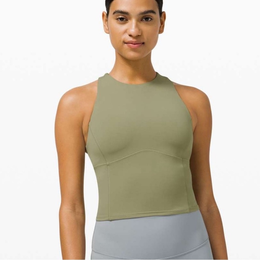 Lululemon Athletica Olive Tank Top